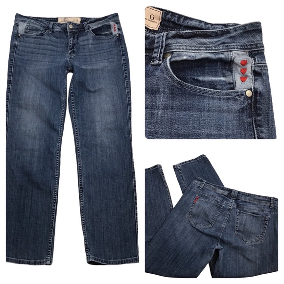 G By Giuliana | Alice Through The Looking Glass Collection Straight Jean Size 12 - Picture 1 of 15